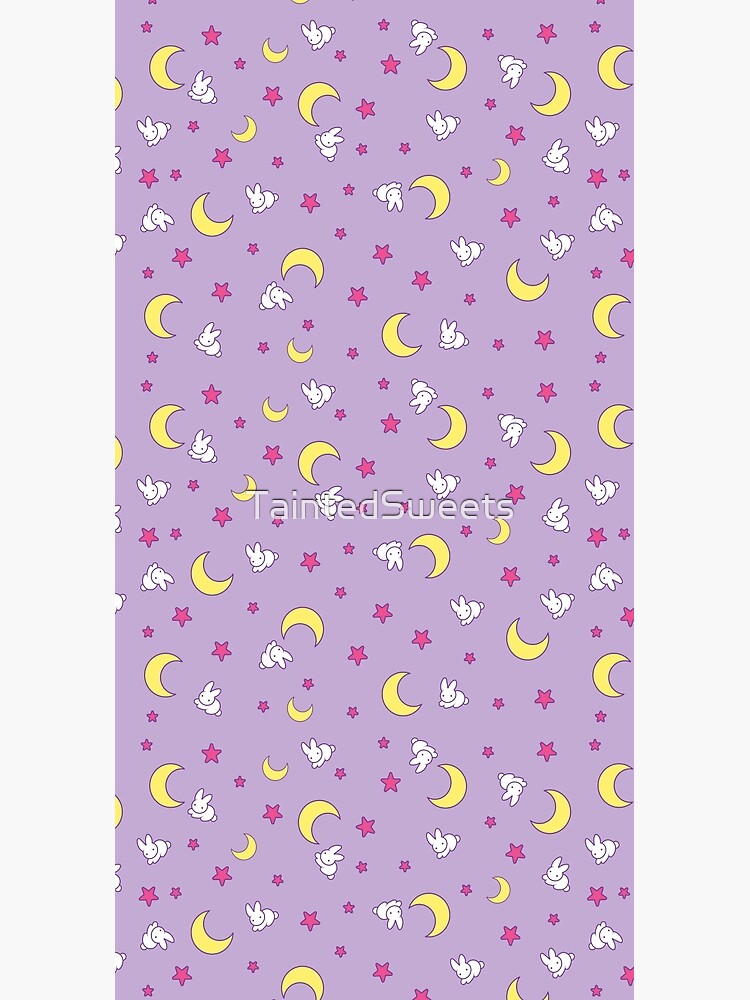 Usagi Blanket - Sailor Moon - Crescent Moon and Bunny Pattern by TaintedSweets