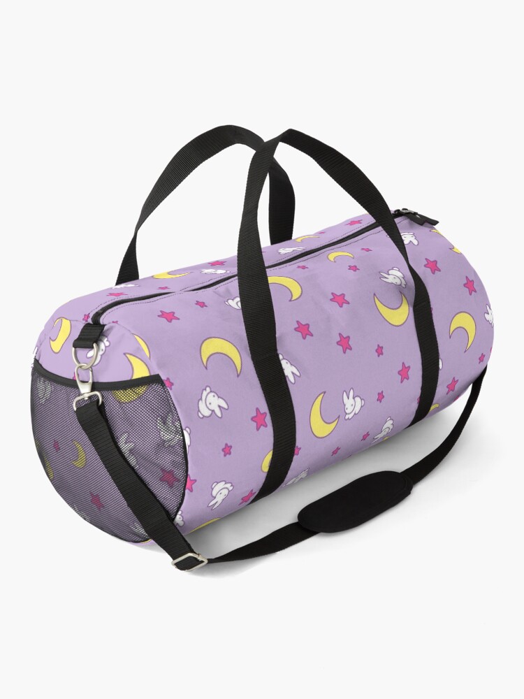 Alternate view of Usagi Blanket - Sailor Moon - Crescent Moon and Bunny Pattern Duffle Bag