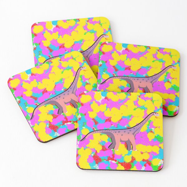 Item preview, Diplodocus Pop Colour/Color Tie Dye Background Funky designed and sold by IBMClothing.