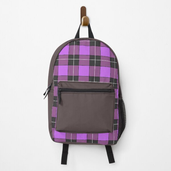 Item preview, black purple plaid designed and sold by ZiphGames.