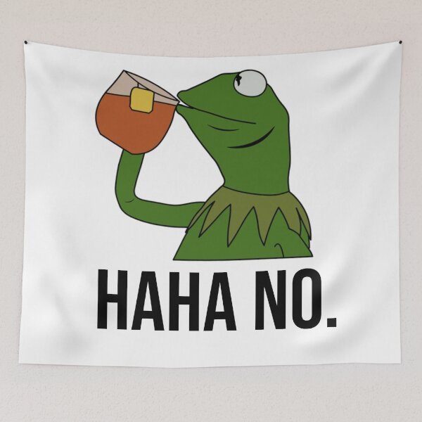 Item preview, Kermit the frog tea meme mood designed and sold by anoukt.