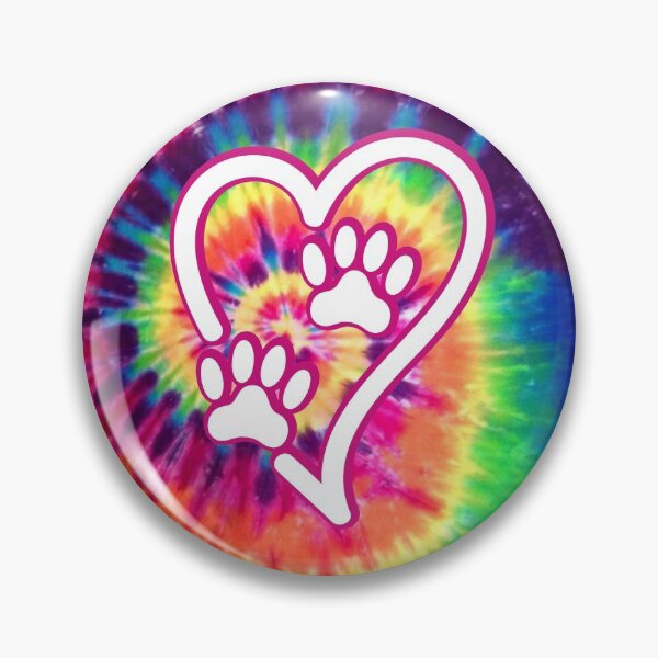 Item preview, Tie Dye Paw Print designed and sold by CleverAllShop.