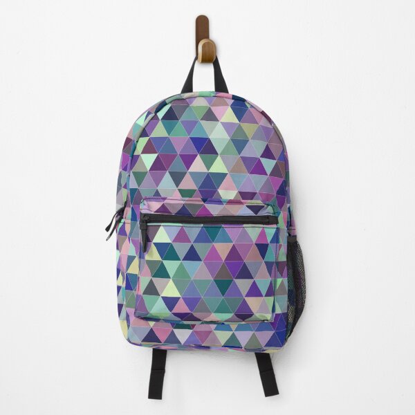 Item preview, Colorful triangles abstract geometric pattern designed and sold by likebakerdo.