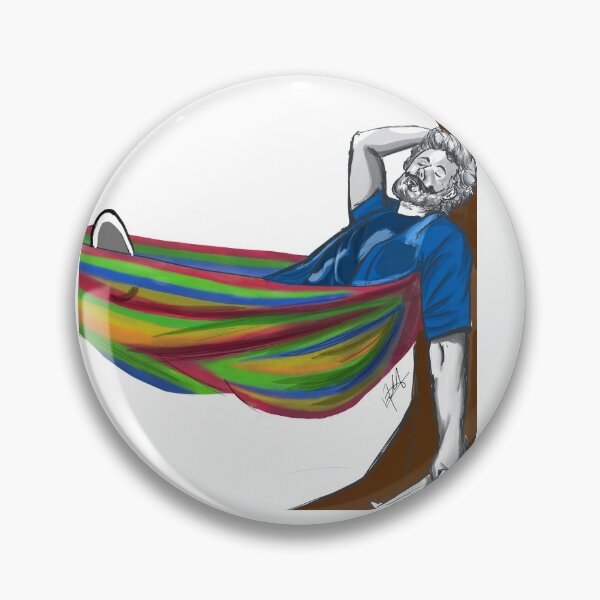 Item preview, Man taking a nap on a hammock designed and sold by acsalva.
