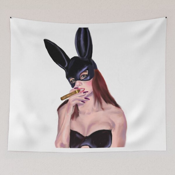 Artikelvorschau, Bunny Girl Zigarrenraucher entworfen und verkauft von Pam LaCasse.
