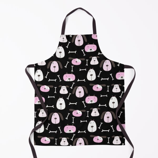 Item preview, Pink and White dog pattern designed and sold by Beyond Words.