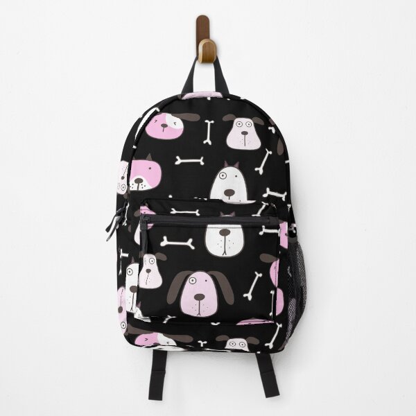 Item preview, Pink and White dog pattern designed and sold by Beyond Words.