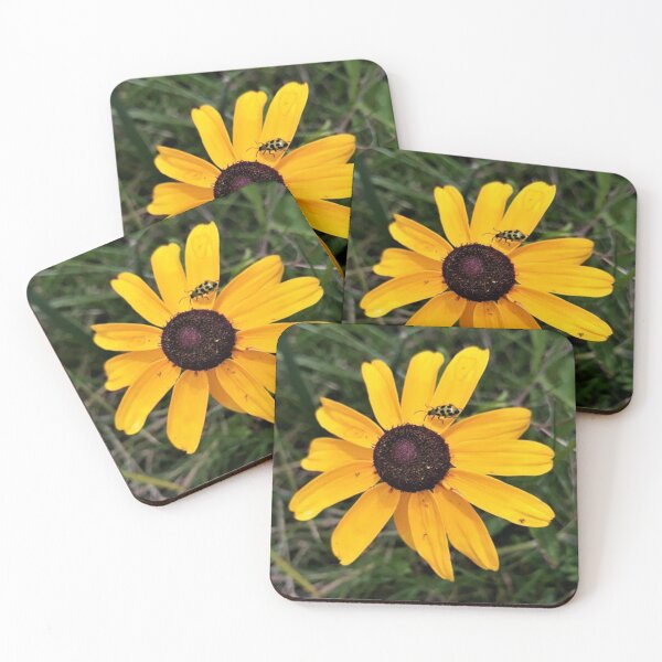 Item preview, Yellow Ladybug Flower designed and sold by craftsbydaphy.