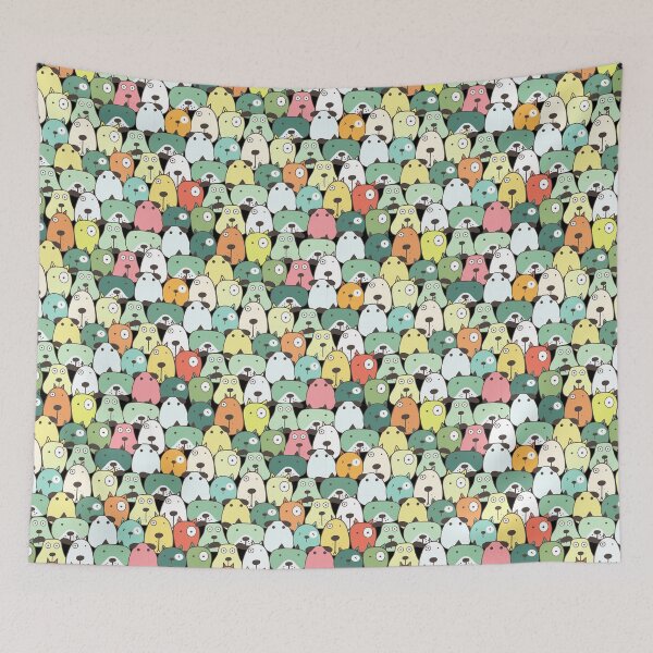 Item preview, Dog pattern Seamless 4 designed and sold by Beyond Words.