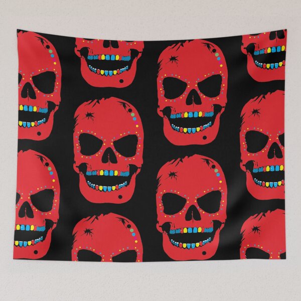 Item preview, Red Mexican Skull - S7 designed and sold by QuarterMoon.