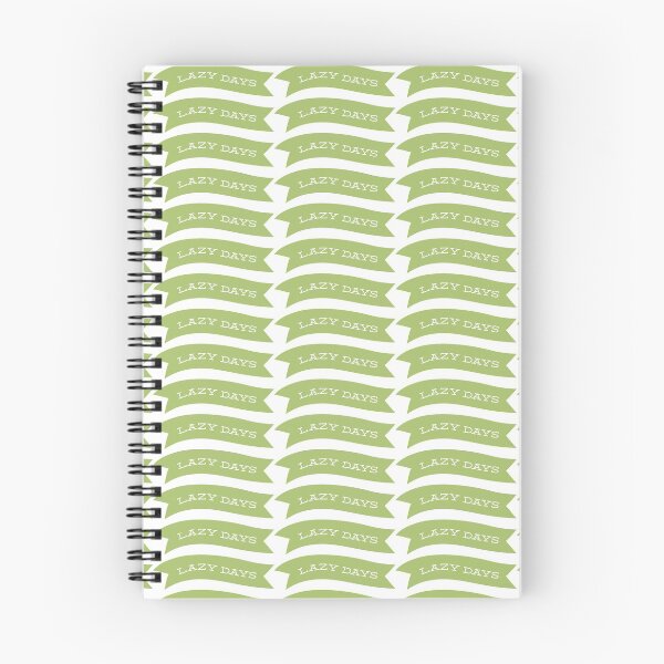 Item preview, Lazy Days Green Banner Pattern designed and sold by Textography1.