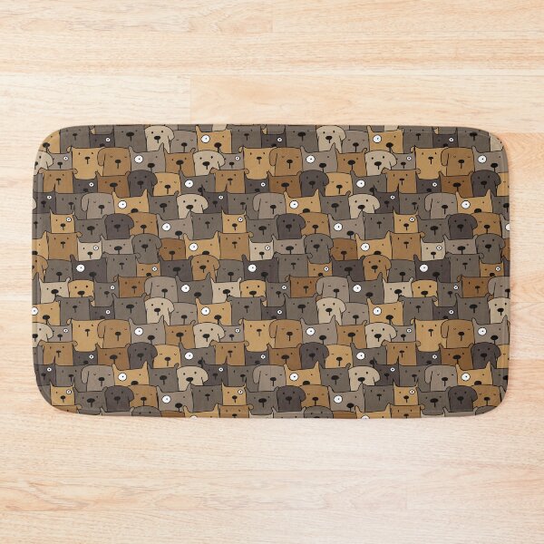 Item preview, Brown dog pattern designed and sold by Beyond Words.