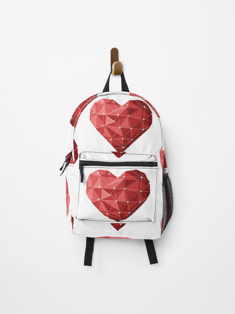 Thumbnail 1 of 3, Backpack, Heart designed and sold by MonVerSer.