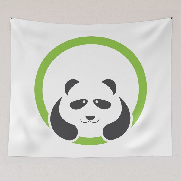 Item preview, Minimalist Panda Circle designed and sold by Sasha-Arts.