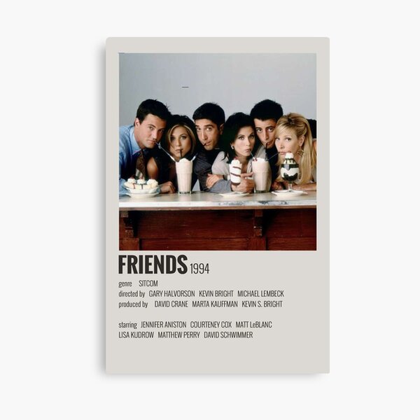 FRIENDS poster Canvas Print