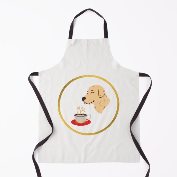 Artikelvorschau, Golden Retriever riechender Kaffee entworfen und verkauft von davidhipp.