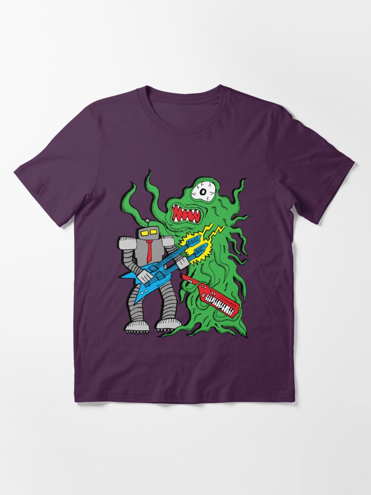 Alternate view of Robot Monster Power Jam Essential T-Shirt