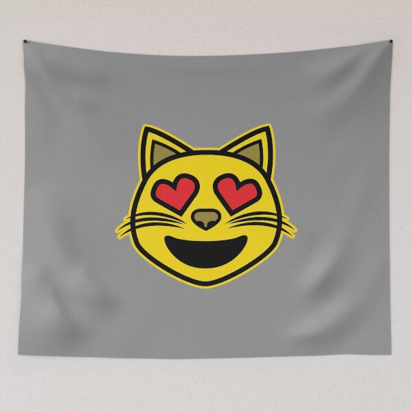 Item preview, Heart Eyes Smiling Cat Face Funny Feline Lover Novelty product designed and sold by nikkidawn74.