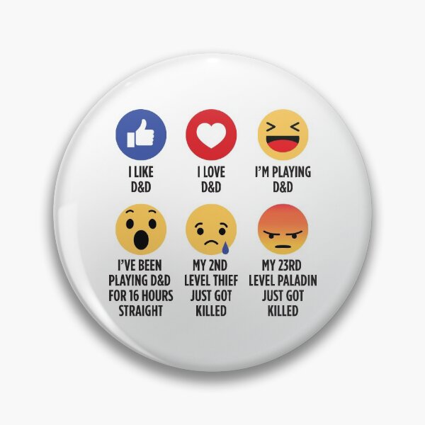 Item preview, D&D Emojis designed and sold by GobaFineArts.