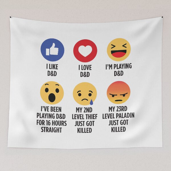 Item preview, D&D Emojis designed and sold by GobaFineArts.