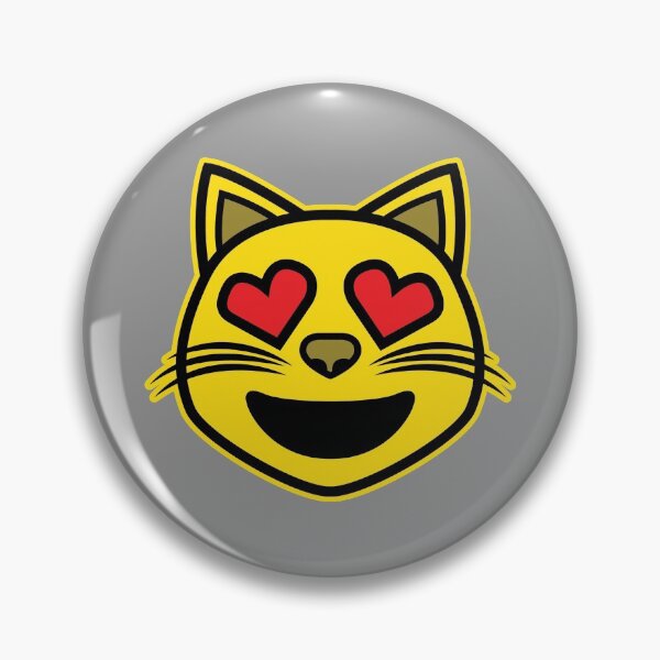 Item preview, Heart Eyes Smiling Cat Face Funny Feline Lover Novelty product designed and sold by nikkidawn74.