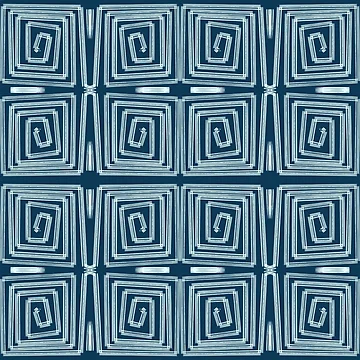 Artwork thumbnail, Spiralling squares by FunkyPattern