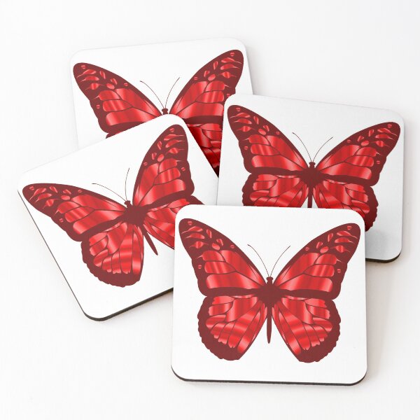 Item preview, Red Butterfly Wide Wings designed and sold by mohammed falih.