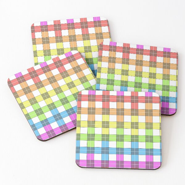 Item preview, colorful plaid designed and sold by ZiphGames.