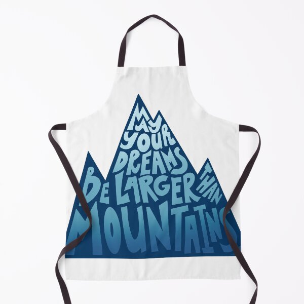 Item preview, May Your Dreams Be Larger Than Mountains - Blue designed and sold by BigPlaidWolf.