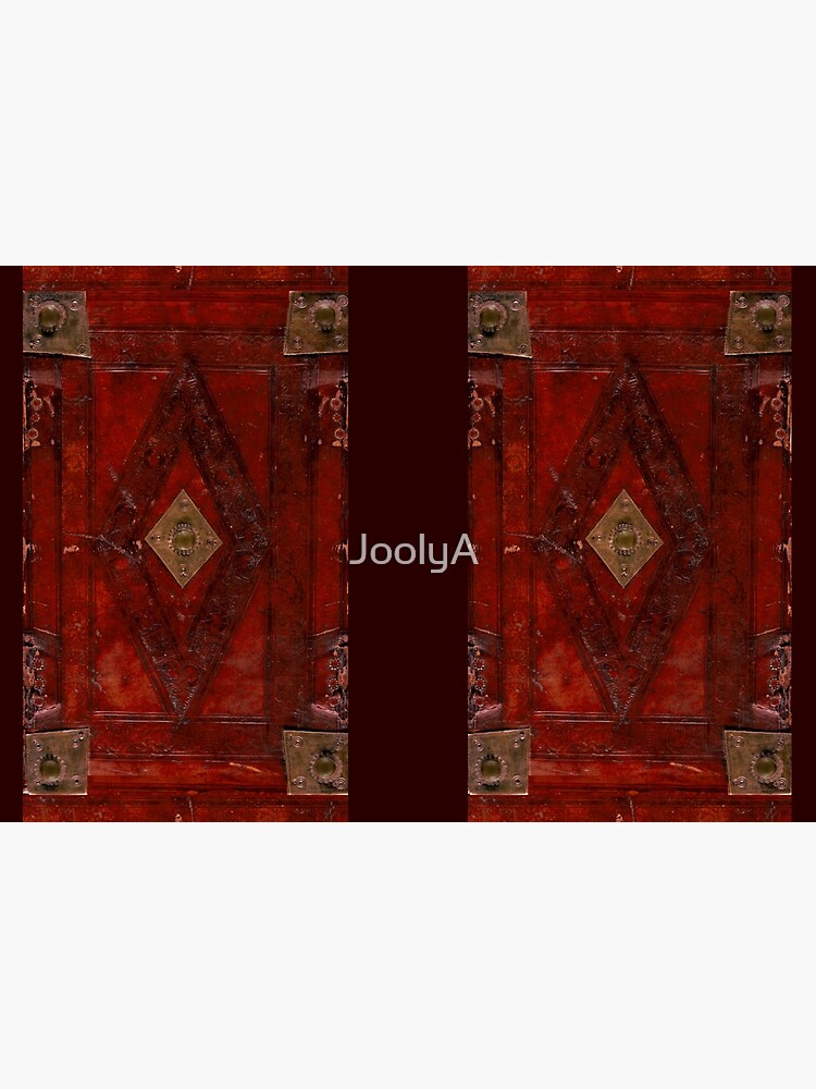 Rustic Medieval Leather Book Cover Design Art Board Print for Sale by  JoolyA