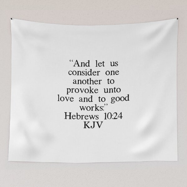 Item preview, Hebrews 10:24 KJV designed and sold by IBMClothing.