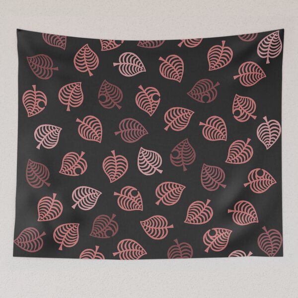 Item preview, Nook Leaf Aloha Logo - Pink / Warm Taupe Colors  designed and sold by TheMajesticGoat.
