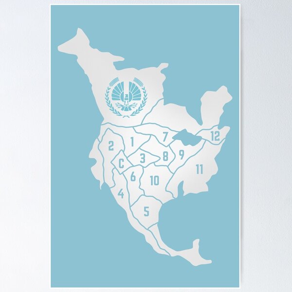 panem map by suzanne collins