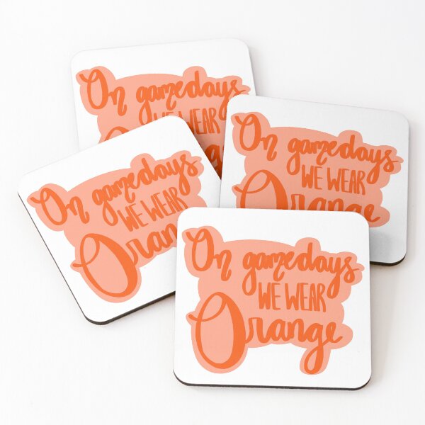 Item preview, On Gamedays We Wear Orange Calligraphy- #1 designed and sold by emilees.