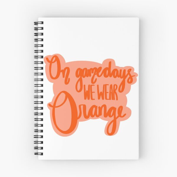 Item preview, On Gamedays We Wear Orange Calligraphy- #1 designed and sold by emilees.