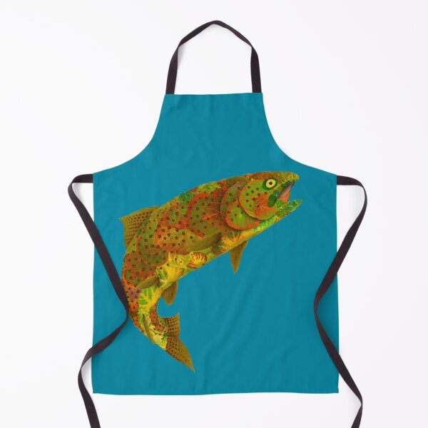 Item preview, Aspen Leaf Rainbow Trout 6 designed and sold by GobaFineArts.