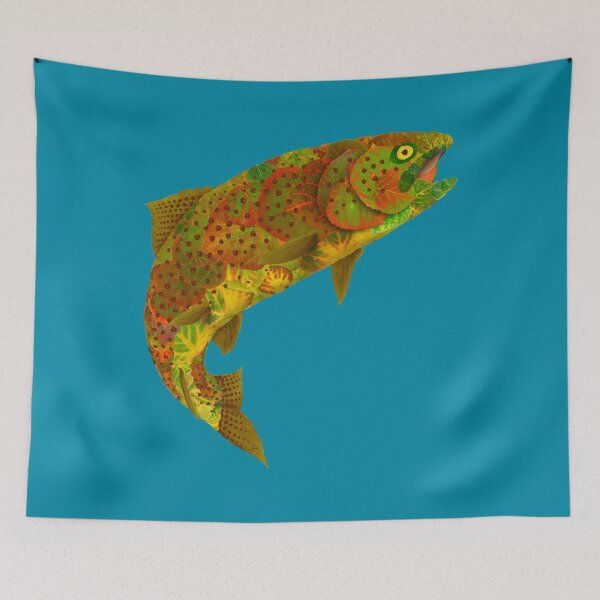 Item preview, Aspen Leaf Rainbow Trout 6 designed and sold by GobaFineArts.