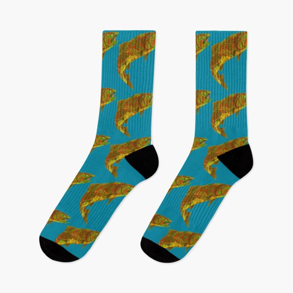 Item preview, Aspen Leaf Rainbow Trout 6 designed and sold by GobaFineArts.