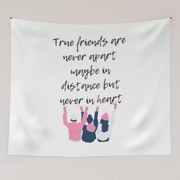 Item preview, true friends are never apart maybe in distance but never in heart designed and sold by Douj.