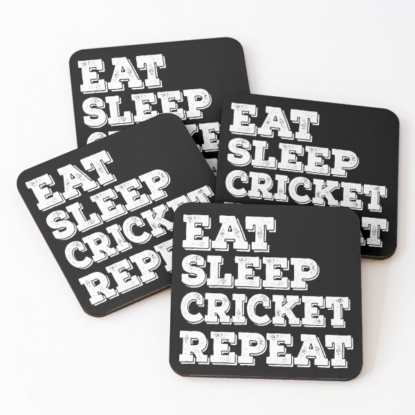 Item preview, Eat Sleep Cricket Repeat  designed and sold by meedTee.