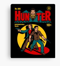 Hunter Comic Canvas Print