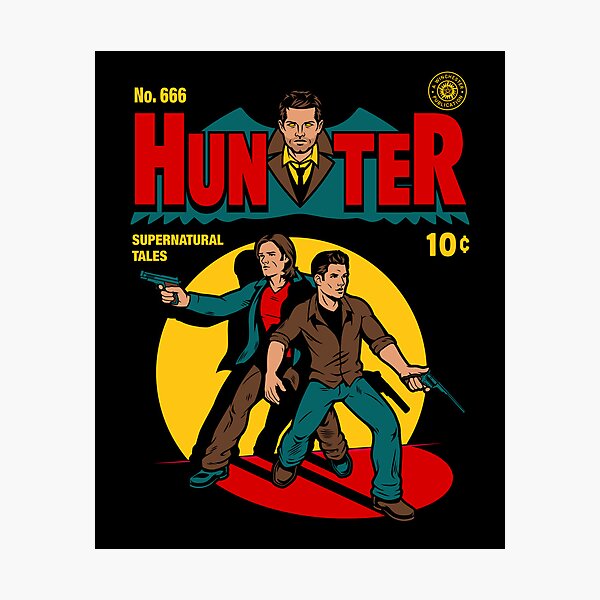 Hunter Comic Photographic Print