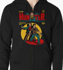 Jäger Comic Hoodie mit Reißverschluss