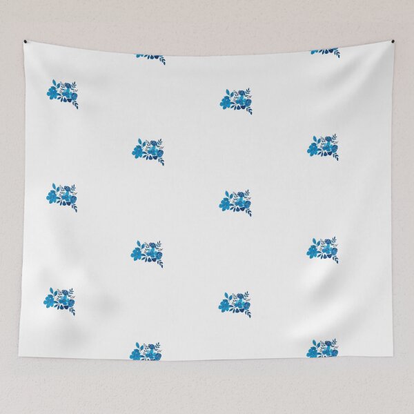 Item preview, Blue watercolor motif designed and sold by petalsofpassion.
