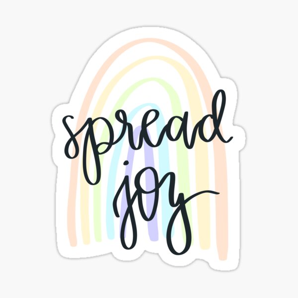 Spread Kindness and Joy Sticker – Threads of Kindness