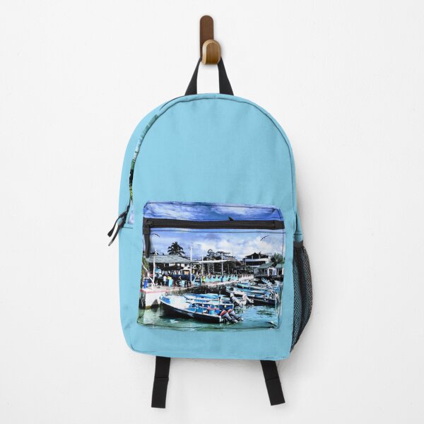 Item preview, Frigate birds over Puerto Ayora designed and sold by Mathilde GT.