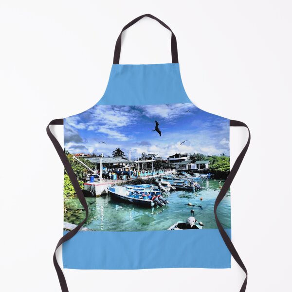Item preview, Frigate birds over Puerto Ayora designed and sold by Mathilde GT.