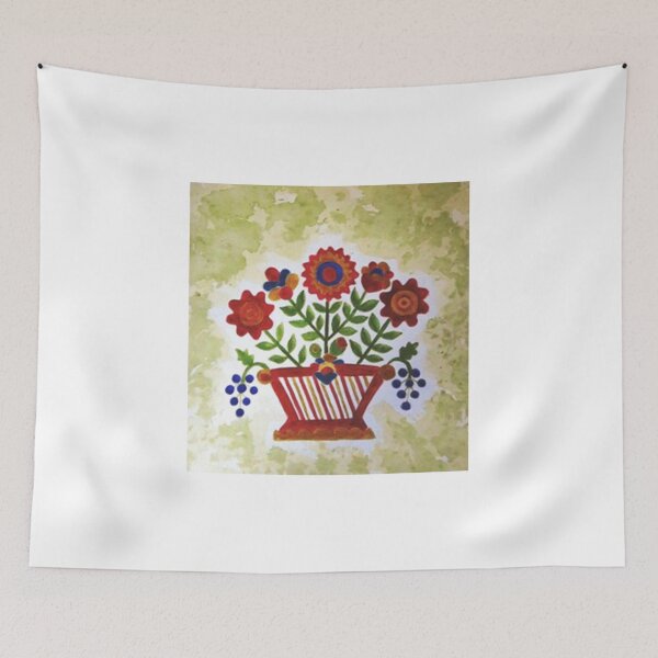 Item preview, ANTIQUE FLOWER BASKET designed and sold by Janet  Wagner.