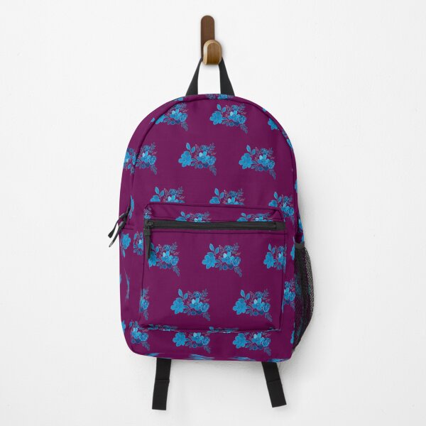 Item preview, Blue and Purple Floral watercolor motif pattern  designed and sold by petalsofpassion.