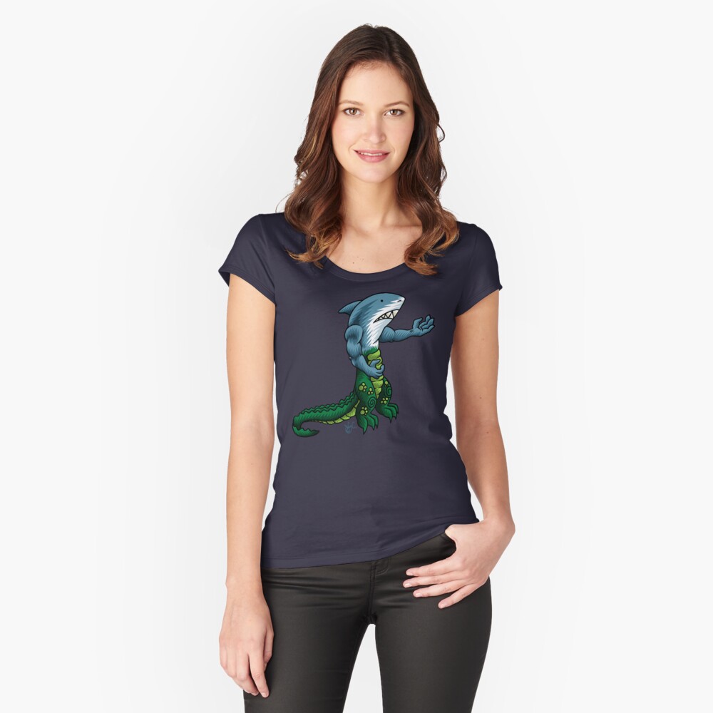 Item preview, Fitted Scoop T-Shirt designed and sold by jabwai.